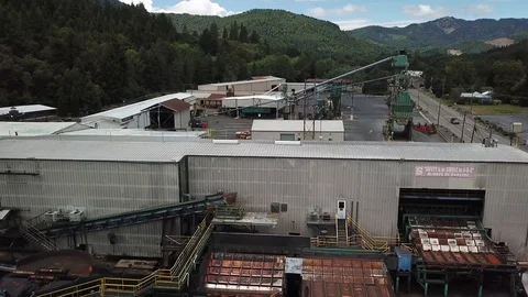 Abandoned Lumber Mill 2 Stock Footage 119394625