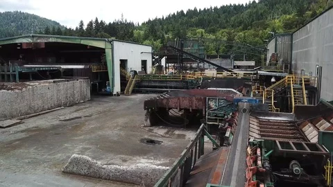Abandoned Lumber Mill 22 Stock Footage 119394815