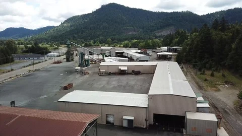 Abandoned Lumber Mill 3 Stock Footage 119394623