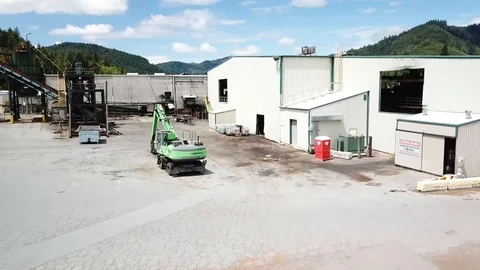 Abandoned Lumber Mill 6 Stock Footage 119394642