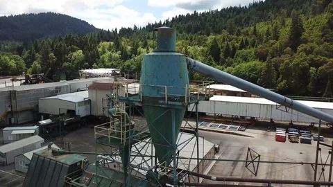 Abandoned Lumber Mill 7 Stock Footage 119394671