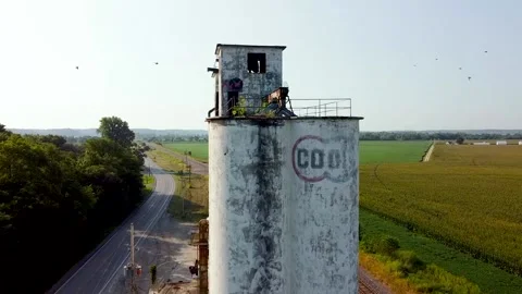 Abandoned Mill near KC Stock Footage 157948687