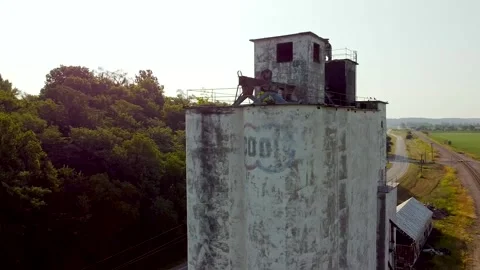 Abandoned Mill near KC2 Stock Footage 157948688