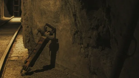 Abandoned mine Stock Footage 98615950
