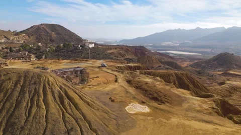 Abandoned mine in Mazaron, Spain Stock Footage 281273748