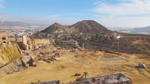 Abandoned mine in Mazaron, Spain Stock Footage 281273796