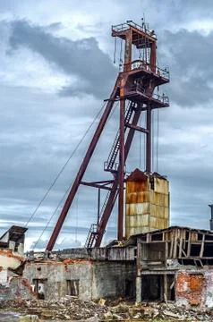 Abandoned mine Stock Photos