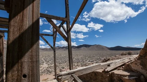Abandoned Mine Time Lapse Stockbeeldmateriaal 123918447