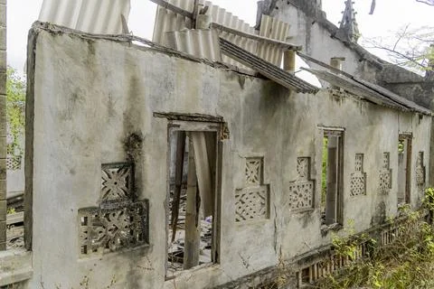 An abandoned monastery. Stock-Fotos