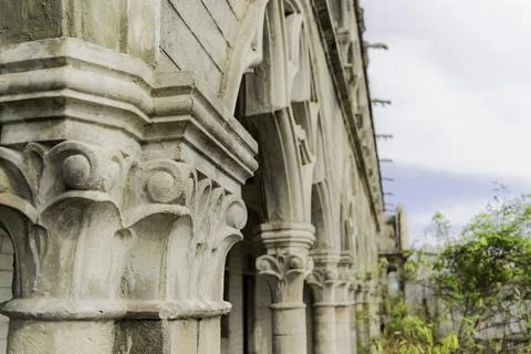 An abandoned monastery. Stock Photos