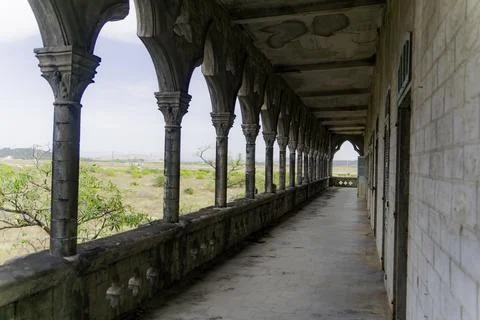 An abandoned monastery. 스톡 사진