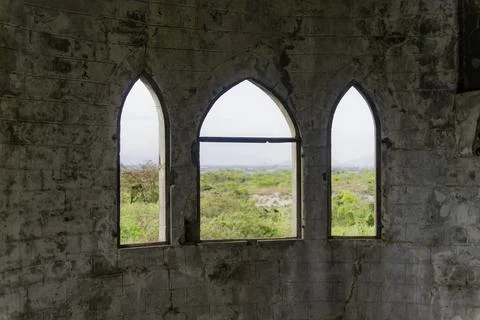 An abandoned monastery. Photos