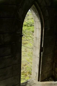 An abandoned monastery. 스톡 사진