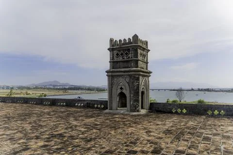 An abandoned monastery. 库存照片