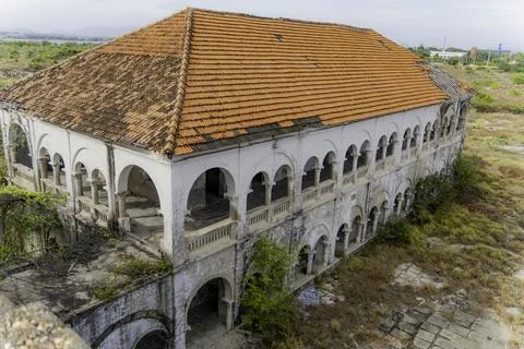 An abandoned monastery. Foto stock