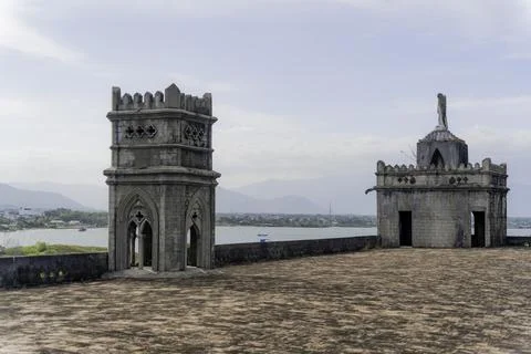 An abandoned monastery. Foto stock
