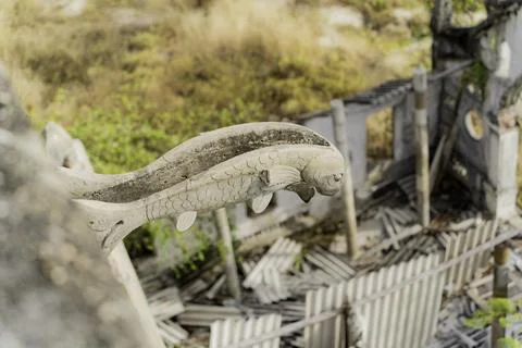 An abandoned monastery. Stock Photos