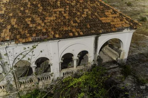 An abandoned monastery. Foto stock