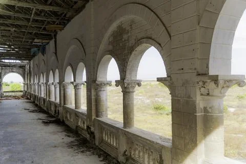An abandoned monastery. Stock Photos
