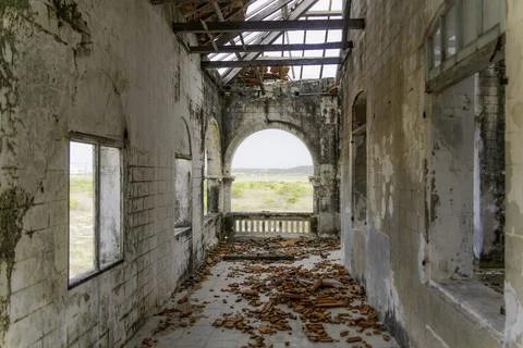 An abandoned monastery. 스톡 사진