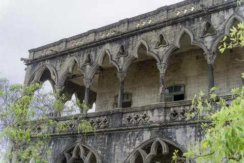 An abandoned monastery. 스톡 사진