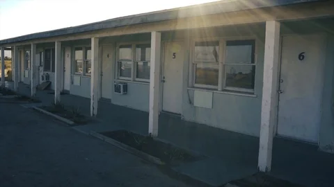 Abandoned Motel #1 Video stock 103348255