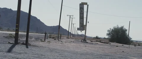 Abandoned Motel Stock Footage 44149253