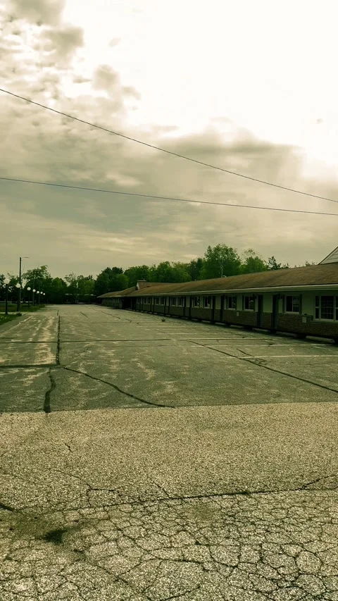 Abandoned motel Stock Footage 279520465