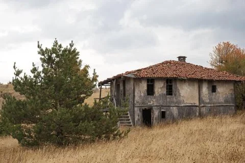 Abandoned mountain house  Stock Photos