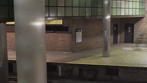 Abandoned NYC Subway Stock Footage 78951732