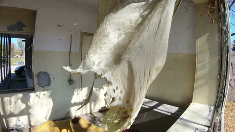 Abandoned office Stock Footage 171537337