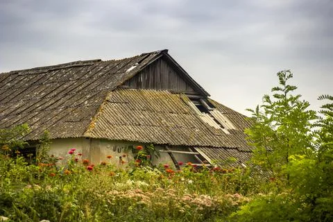 Abandoned old barn Stock Photos