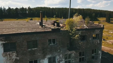 Abandoned old building. Russia Video stock 101718761