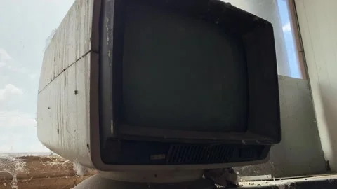 Abandoned Old Computers in Dusty Warehouse Stock Footage 281520353