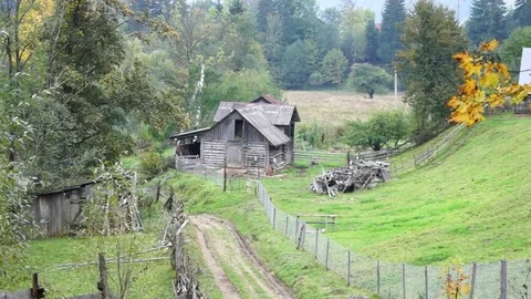 Abandoned, old house closer. Stock Footage 75573293