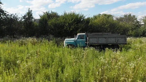 Abandoned Old Rusty Soviet Car Chernobyl 3 Stock-Footage 111781191