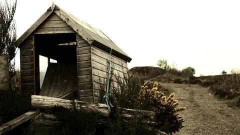 Abandoned Old Shed Stock Footage 201896697