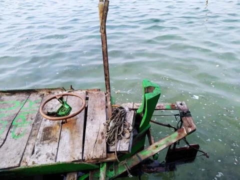 An abandoned old ship Stock Photos