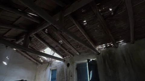 Abandoned old stone house at the mountain Stock-Footage 344603658