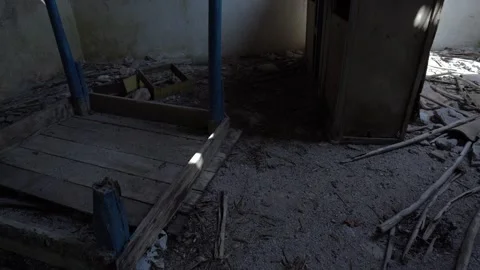 Abandoned old stone house at the mountain Stock-Footage 344603703