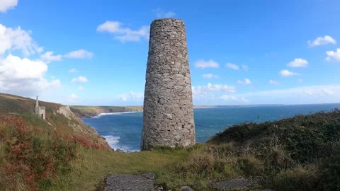 Abandoned Old Tinmine Building Stock Footage 163092910