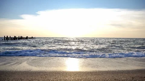 Abandoned pier Stock Footage 50912303