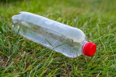Abandoned plastic bottle. Stock Photos