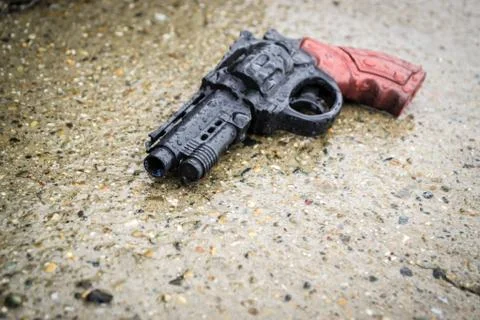 Abandoned Plastic Gun Stock Photos