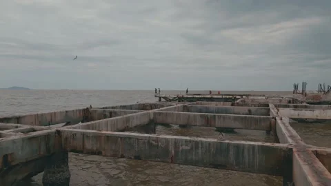 ABANDONED PORT Stock Footage 211641929