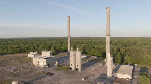 Abandoned Power Plant Video stock 129852860