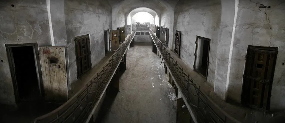 Abandoned prison Stock Photos