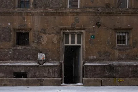 Abandoned Prison Stockfoto's