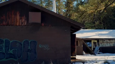 Abandoned property Stock Footage 100890185