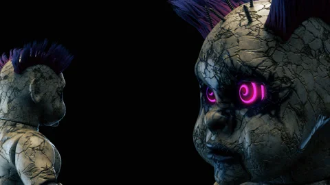 Abandoned Punk Doll VJ Loop Stock Footage 109182982